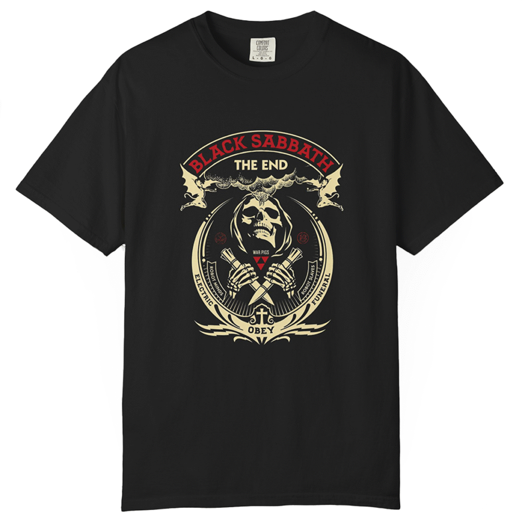 remera rock black sabath