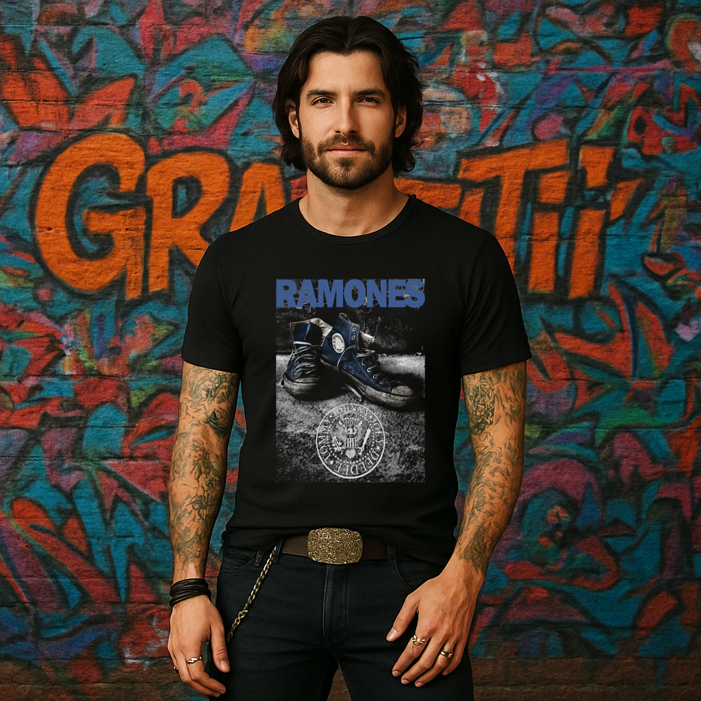 Remera rock ramones